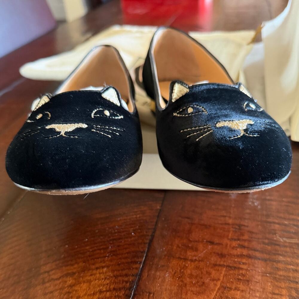 Charlotte Olympia Kitty Flats Size 8 - Picture 3 of 6